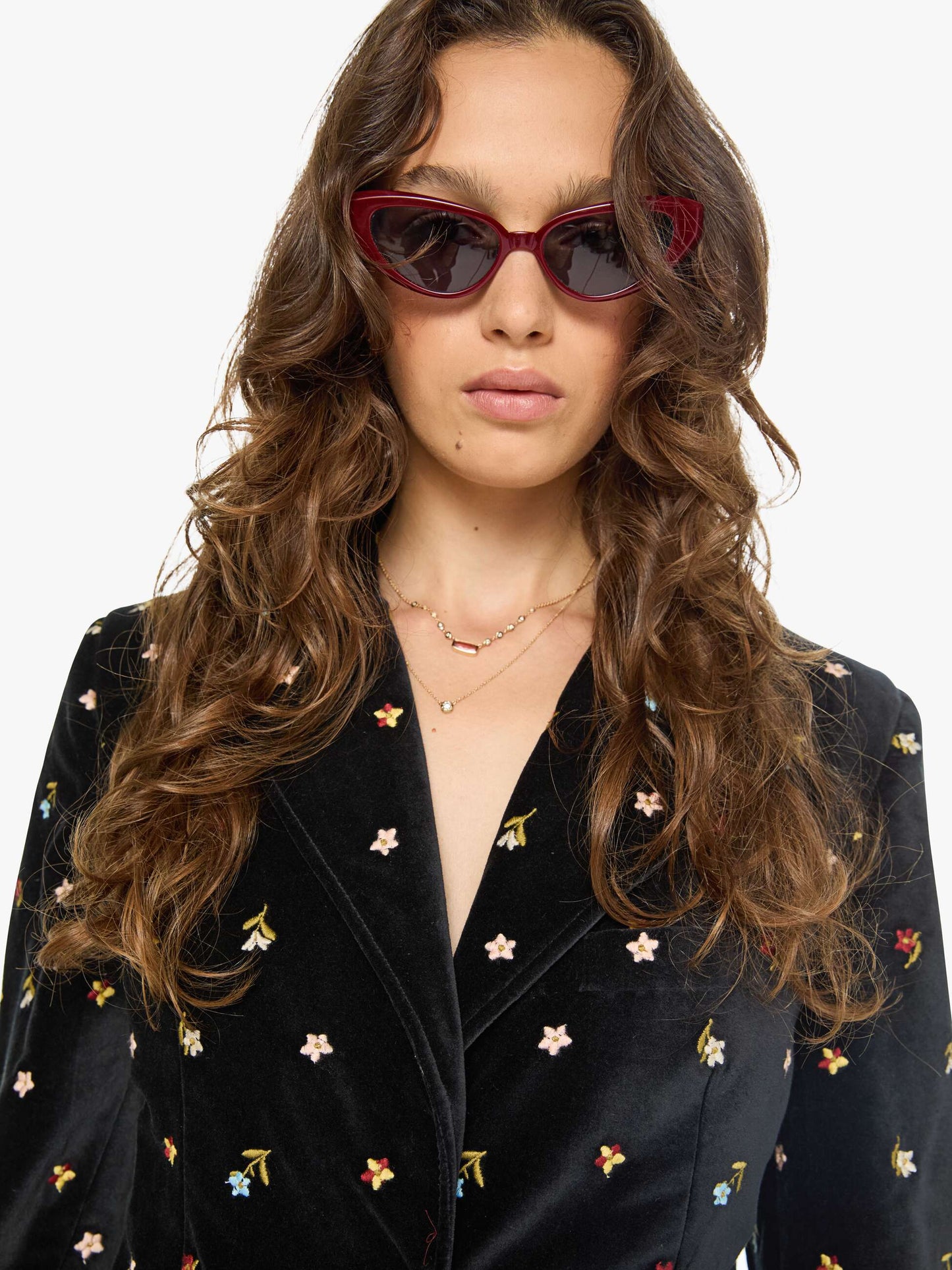 Alix of Bohemia Afternoon Blazer - Onyx Bouquet