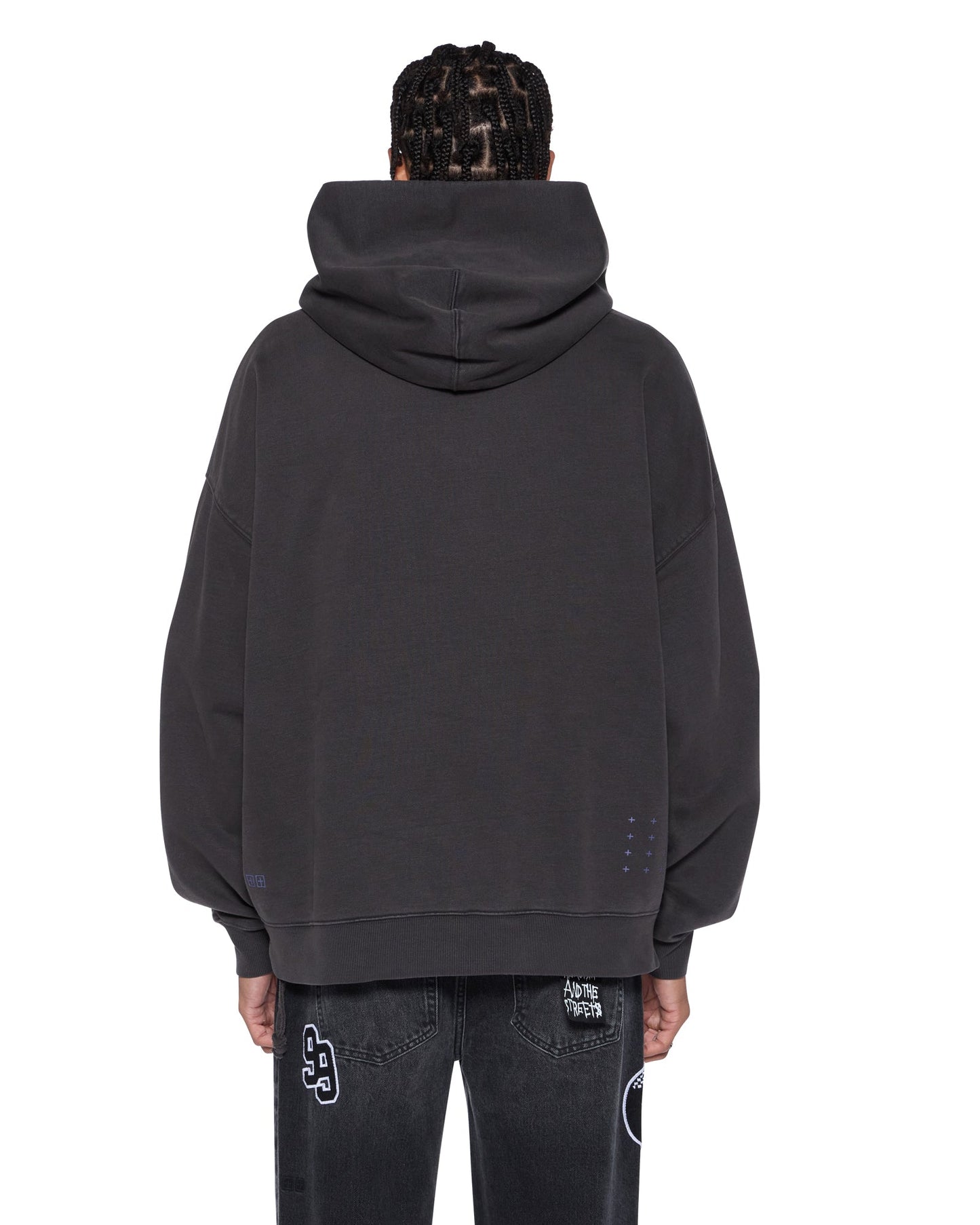 ENGINE EKCESS HOODIE FADED BLACK