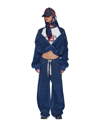 DISTRICT BOMBER MAYFAIR BLUE SPLICED