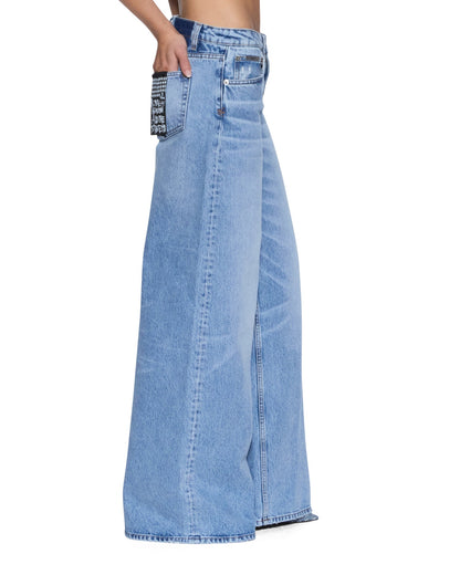 DROPOUT JEAN MERCER BLUE