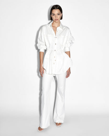 OVERSIZED TIE LS SHIRT SUGAR RUSH