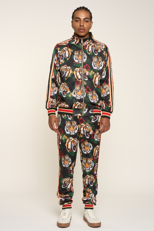 G Striped Tiger Track Suit Set