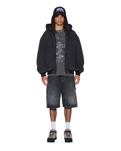 THORNED EKCESS SS TEE CHARCOAL