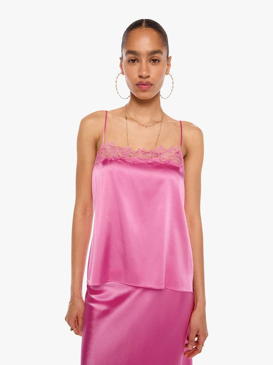 SABLYN Haya Lace Trim Cami - Dahlia