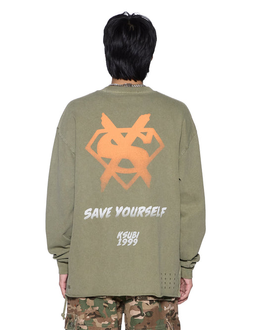 ZERO HEROES LS TEE MILITANT