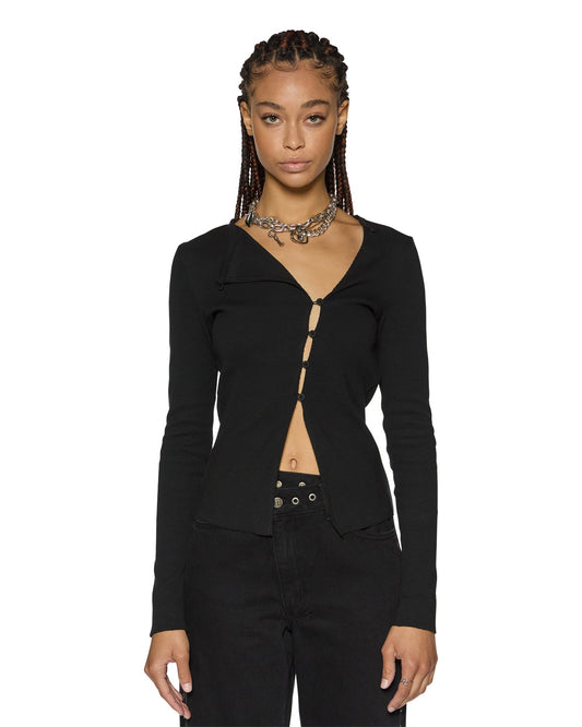 REWORK LS TOP BLACK